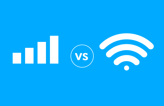 Mobiel internet vs wifi