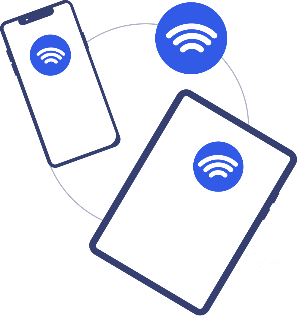 Wifi hotspot mobiele apparaten